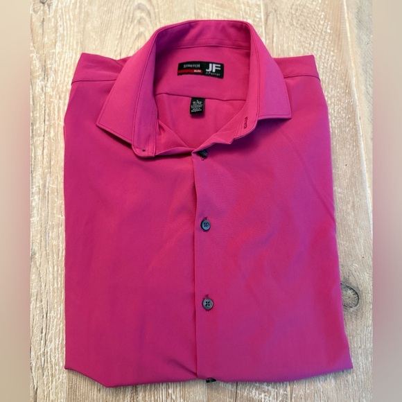 Men’s hot pink button down EUC Large - Picture 1 of 2